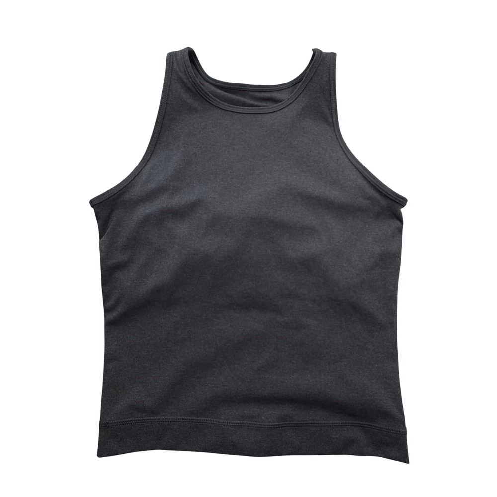 Everlane Perform Tank Top Womens XS Charcoal Grey High Neck Activewear Tank